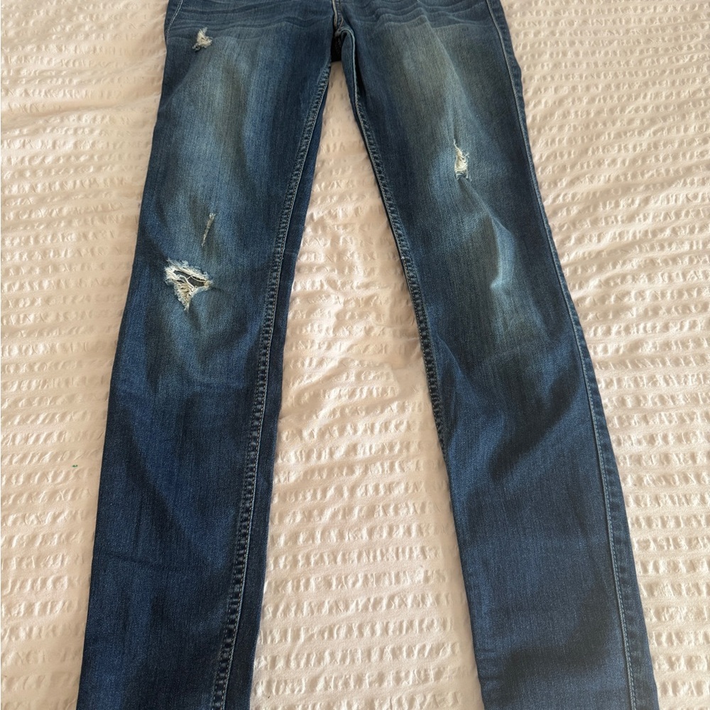 Hollister women’s skinny Jeans - Dark Blue Denim
